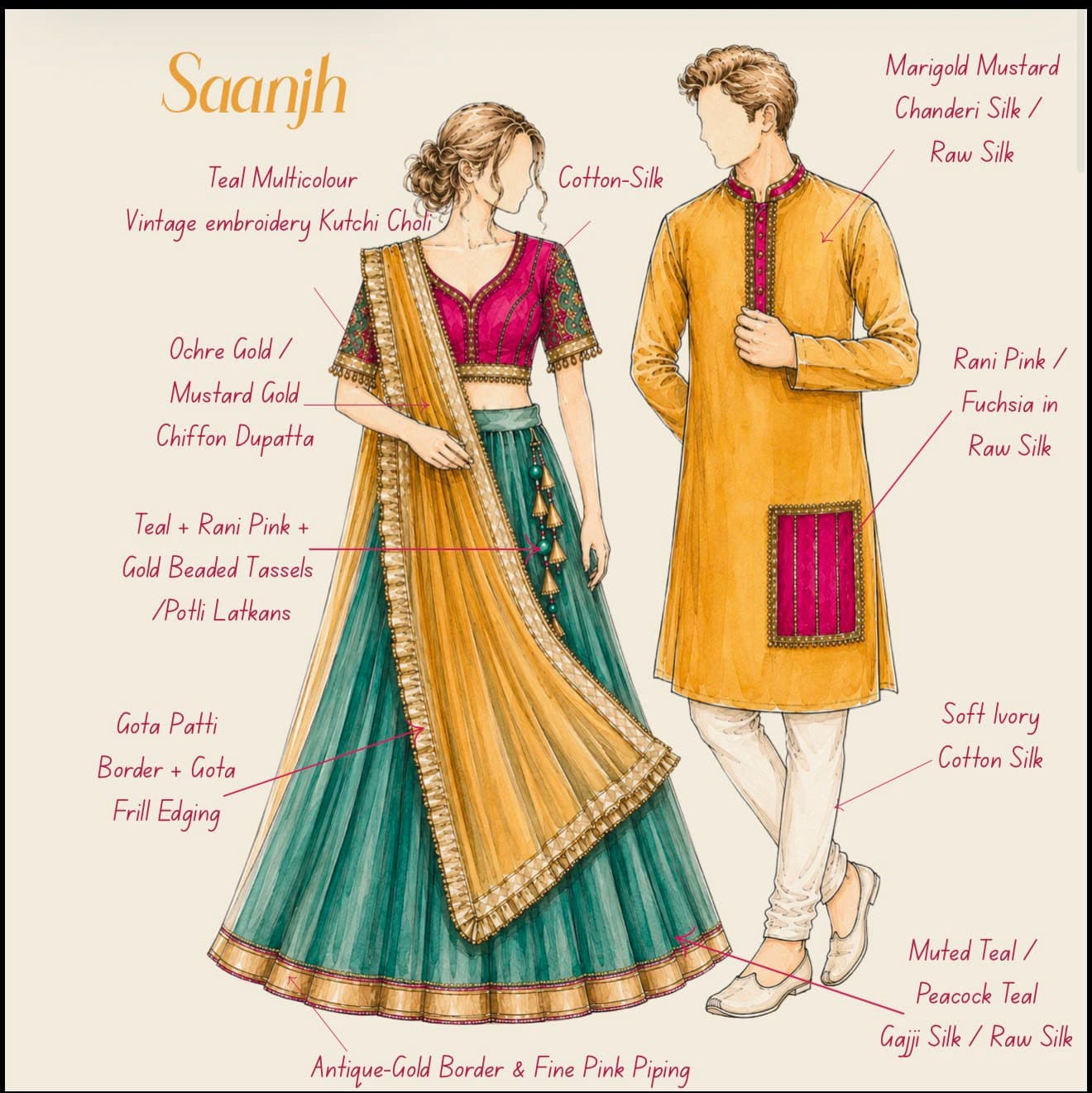Saanjh design plate